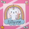 Diamond Dotz QuickDotz képkészítő Kitty cica