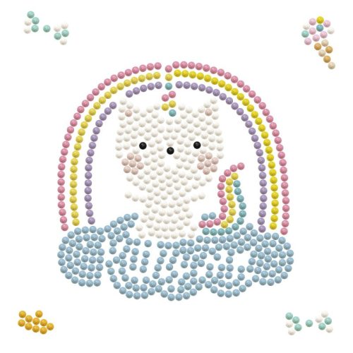 Diamond Dotz QuickDotz képkészítő Kitty cica