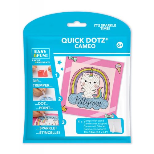 Diamond Dotz QuickDotz képkészítő Kitty cica
