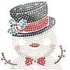 Diamond Dotz QuickDotz képkészítő Hóember
