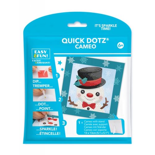 Diamond Dotz QuickDotz képkészítő Hóember