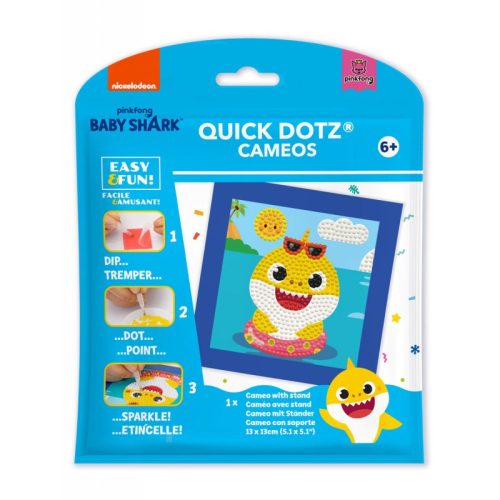 Diamond Dotz QuickDotz képkészítő Baby Shark 2