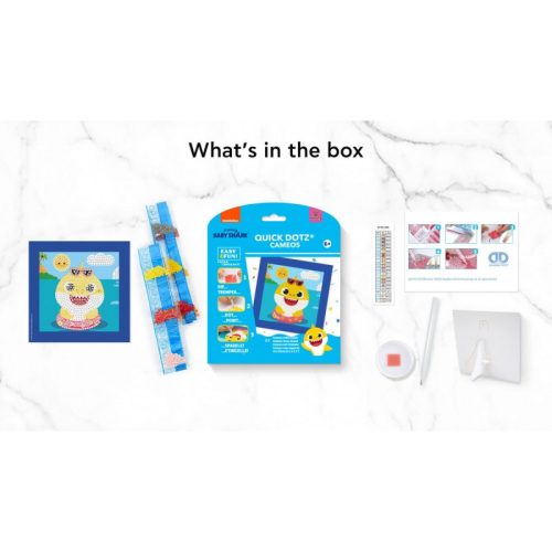 Diamond Dotz QuickDotz képkészítő Baby Shark 2