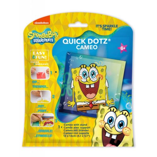 Diamond Dotz QuickDotz képkészítő SpongeBob - Meglepetés
