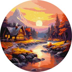 Ideyka Festés számok szerint - Hegyi panoráma d39 cm