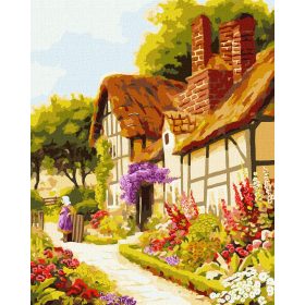 Ideyka Festés számok szerint - Mesebeli ház 40*50 cm