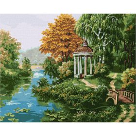   Ideyka Festés számok szerint - Folyóparti pavilon 40*50 cm