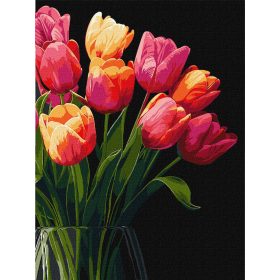 Ideyka Festés számok szerint - Tulipánok 30*40 cm