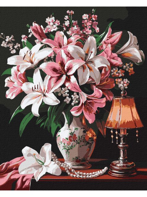 Ideyka Festés számok szerint - Kifinomult liliomok 40*50 cm