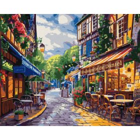 Ideyka Festés számok szerint - Francia utca 40*50cm