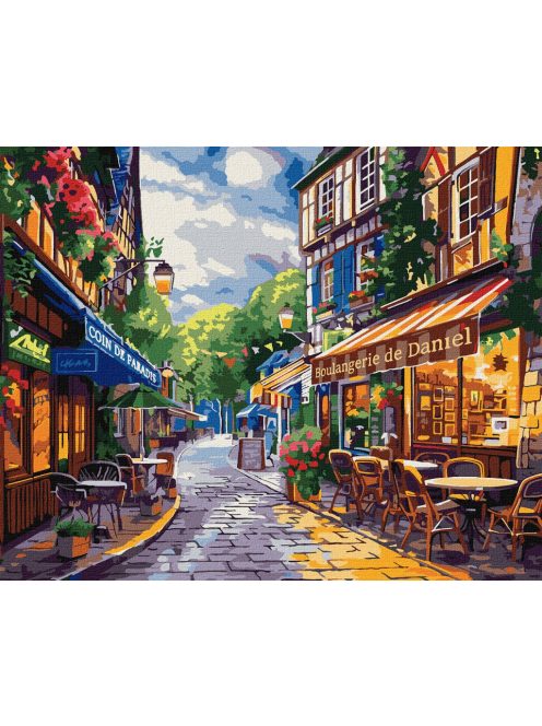 Ideyka Festés számok szerint - Francia utca 40*50cm