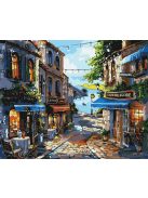 Ideyka Festés számok szerint - Parti étterem 40*50 cm