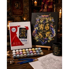   Ideyka Festés számok szerint - Harry Potter: Roxfort címere 30*40 cm