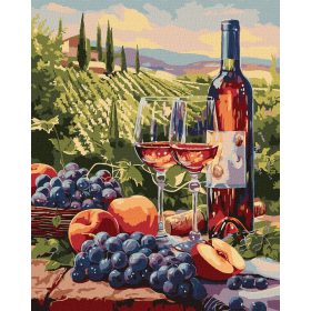 Ideyka Festés számok szerint - Gyümölcsbor 40*50 cm