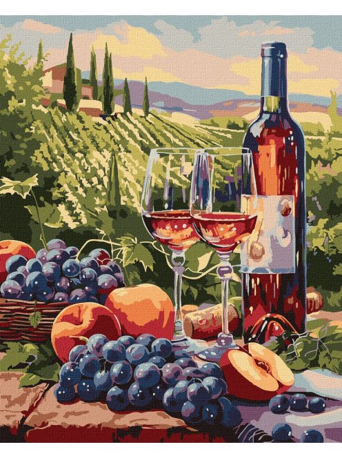 Ideyka Festés számok szerint - Gyümölcsbor 40*50 cm
