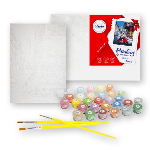 Ideyka Festés számok szerint - Álmos nyuszi 30*30 cm