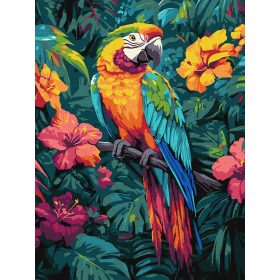 Ideyka Festés számok szerint - Trópusi papagáj 30*40 cm