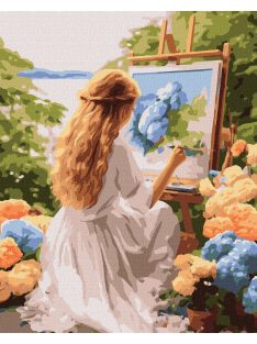 Ideyka Festés számok szerint - A művész 40*50 cm