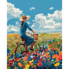   Ideyka Festés számok szerint - Út a virágok közt 40*50 cm