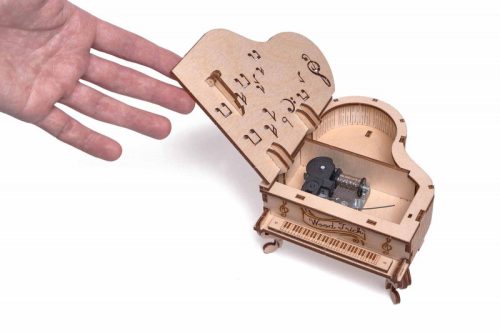 Wood Trick Zongora összeépíthető mechanikus famodell