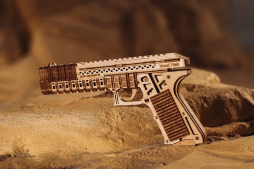WoodTrick mechanikus famodell - Defenders gun