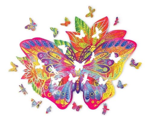 WoodTrick fapuzzle - Ékszer pillangó