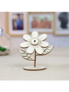 Wood&Hobby összeépíthető famodell - Virág