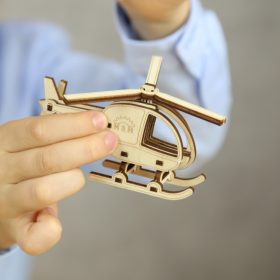 Wood&Hobby összeépíthető famodell - Helikopter
