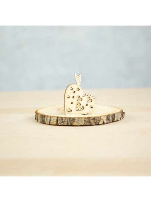 Wood&Hobby összeépíthető famodell - Szív