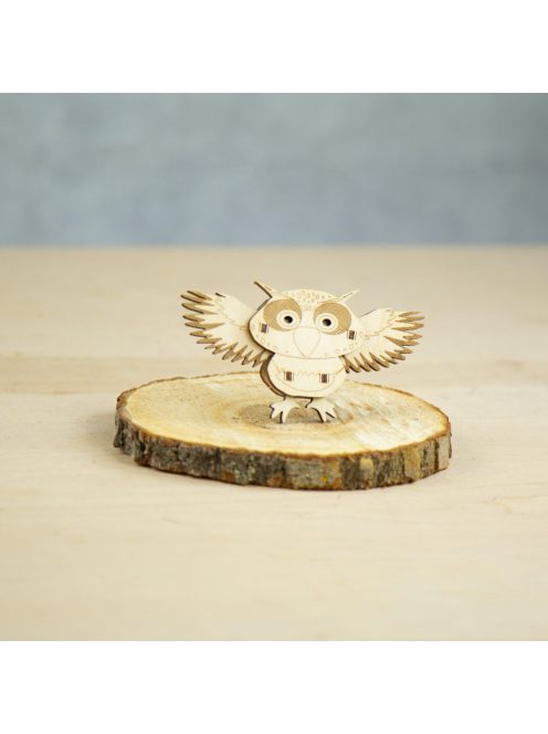 Wood&Hobby összeépíthető famodell - Bagoly